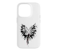 Mythical Phoenix Bird Rise from Ashes Watercolor Graphic Coque pour iPhone 14 Pro