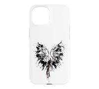 Mythical Phoenix Bird Rise from Ashes Watercolor Graphic Coque pour iPhone 15