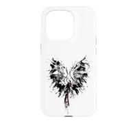 Mythical Phoenix Bird Rise from Ashes Watercolor Graphic Coque pour iPhone 15 Pro