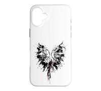 Mythical Phoenix Bird Rise from Ashes Watercolor Graphic Coque pour iPhone 16 Plus