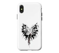 Mythical Phoenix Bird Rise from Ashes Watercolor Graphic Coque pour iPhone X/XS