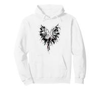 Mythical Phoenix Bird Rise from Ashes Watercolor Graphic Sweat à Capuche
