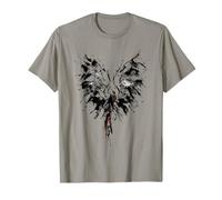Mythical Phoenix Bird Rise from Ashes Watercolor Graphic T-Shirt