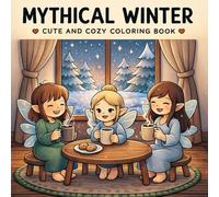 Mythical Winter Cute And Cozy Coloring Book: A Whimsical Collection of Cute Mythical Creatures in a Cozy Winter Wonderland
