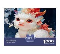 Mythical Wyrm with Red Eyes 1000 Pcs Carton Premium Lot de Puzzles Cute Mythical Creature Stimulant Et Éducatif Défi Unique Puzzles As Birthday Gifts 70x50cm/1000pcs