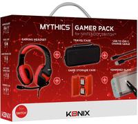 Mythics Gamer Pack Accessoires Nintendo Switch, Switch Lite Et Switch Oled - Casque - Housse - Boîtier Jeux - Câble - Verre Trempé