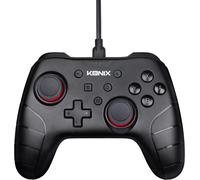 Mythics Manette filaire pour Nintendo Switch,Switch 2 et PC-Fonction vibration-Câble 3 m-Noir