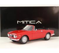 Mythique Alfa Romeo Giulia 1600 GTC Cabriolet Ouvert Rouge 1964 1/18 MITICA10080