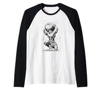 Mythologie 3I/Atlas - Art astronomique des Titans célestes Manche Raglan