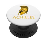 Mythologie de la Grèce Antique Guerre de Troie d'Achille Iliade épique PopSockets PopGrip Adhésif