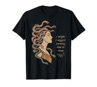 Mythologie drôle de Méduse Qui Le transforme en Pierre T-Shirt