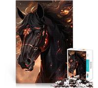Mythologie du Cheval Puzzle 1000 pièces pour Adolescents Apprentissage éducatif Chaque pièce est Unique - Jeu Familial Stimulant et Amusant 38x26cm