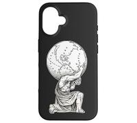 Mythologie du Dieu Grec de l'Atlas Titan Coque pour iPhone 16