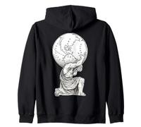Mythologie du Dieu Grec de l'Atlas Titan Sweat à Capuche