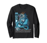 Mythologie du dragon d'eau - Esthétique urbaine audacieuse Manche Longue