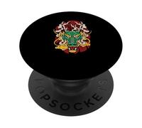 Mythologie du dragon - Esthétique urbaine audacieuse PopSockets PopGrip Adhésif