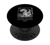 Mythologie du dragon - Esthétique urbaine audacieuse PopSockets PopGrip Adhésif