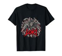 Mythologie du Serpent Loki, Dieu Cornu du Mal T-Shirt
