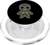 Mythologie du Squelette aztèque Art indigène Tribal Mexicain PopSockets PopGrip pour MagSafe