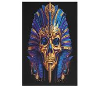 Mythologie égyptienne Puzzles Adultes 1000 Pièces en Bois, Jouet De Puzzle De Défi De Cerveau pour des Enfants, D’Intelligence （78×53cm）