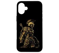 Mythologie Grecque Achille Battle Armor Gladiator Coque pour iPhone 16 Plus