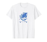 Mythologie grecque antique. Gorgone medusa équitation un longboard T-Shirt