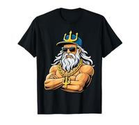 Mythologie Grecque Antique Poséidon Roi des Vagues T-Shirt