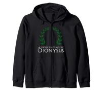 Mythologie Grecque Classique - Mon Corps est Un Temple de Dionysus Sweat à Capuche