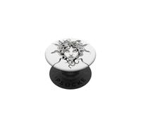Mythologie Grecque de Medusa Blackwork PopSockets PopGrip Adhésif