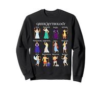 Mythologie Grecque Dieux et déesses Grèce Littérature Ancienne Sweatshirt