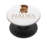 Mythologie Grecque - Hadès - Pas Le méchant Juste Le Manager PopSockets PopGrip Adhésif