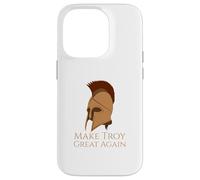 Mythologie Grecque - Make Troy Great Again - Troie War Coque pour iPhone 14 Pro