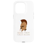 Mythologie Grecque - Make Troy Great Again - Troie War Coque pour iPhone 15 Pro