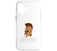 Mythologie Grecque - Make Troy Great Again - Troie War Coque pour iPhone 16 Plus
