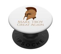 Mythologie Grecque - Make Troy Great Again - Troie War PopSockets PopGrip Adhésif
