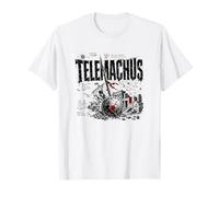 Mythologie Grecque Odyssée Scène Guerrier Télémaque T-Shirt