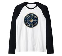 Mythologie Grecque Odyssey Boussole Rose Dix Ans d'Ithaque Manche Raglan