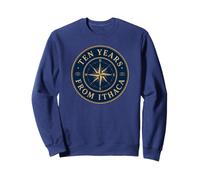 Mythologie Grecque Odyssey Boussole Rose Dix Ans d'Ithaque Sweatshirt