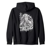 Mythologie Grecque Tiresias Prophète Aveugle Oracle Sweat à Capuche