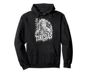 Mythologie Grecque Tiresias Prophète Aveugle Oracle Sweat à Capuche