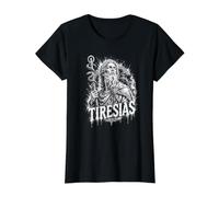 Mythologie Grecque Tiresias Prophète Aveugle Oracle T-Shirt Graphique avec Valeur