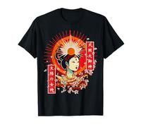 Mythologie japonaise Omikami Amaterasu Fleurs de cerisier T-Shirt