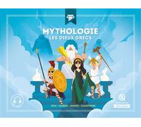 Mythologie Les dieux grecs (Classique +) Zeus - Athéna - Hermès - Perséphone - Patricia Crété - Quelle Histoire - broché - Document jeunesse