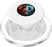 Mythologie Nordique Fenrir Thor Loki Ragnarok Fate of The Gods PopSockets PopGrip pour MagSafe