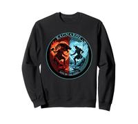 Mythologie Nordique Fenrir Thor Loki Ragnarok Fate of The Gods Sweatshirt