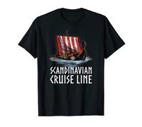Mythologie nordique - Ligne de croisière scandinave - Bateau viking T-Shirt