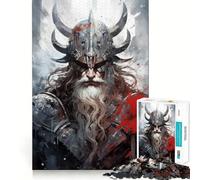 Mythologie Nordique Nordique Puzzle de 1000 pièces pour Adultes Jeu de réflexion et de Loisirs Qualité supérieure Joli présent (50x75cm)