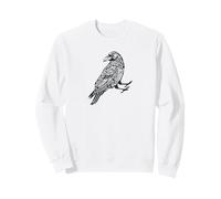 Mythologie Nordique Nœud Celtique Viking Corbeau Rune Art Sweatshirt