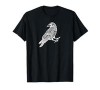 Mythologie Nordique Nœud Celtique Viking Corbeau Rune Art T-Shirt