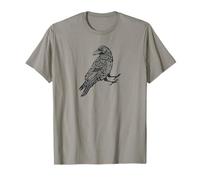 Mythologie Nordique Nœud Celtique Viking Corbeau Rune Art T-Shirt